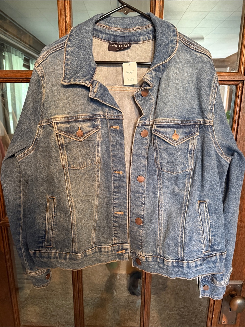 Lane Bryant Light Blue Denim Jean Jacket